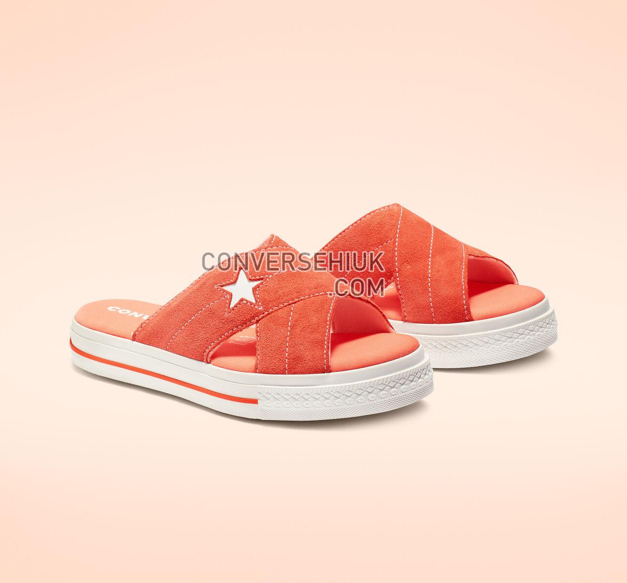 Converse One Star Sandalism Turf Orange/Egret/White 564146C Shoes