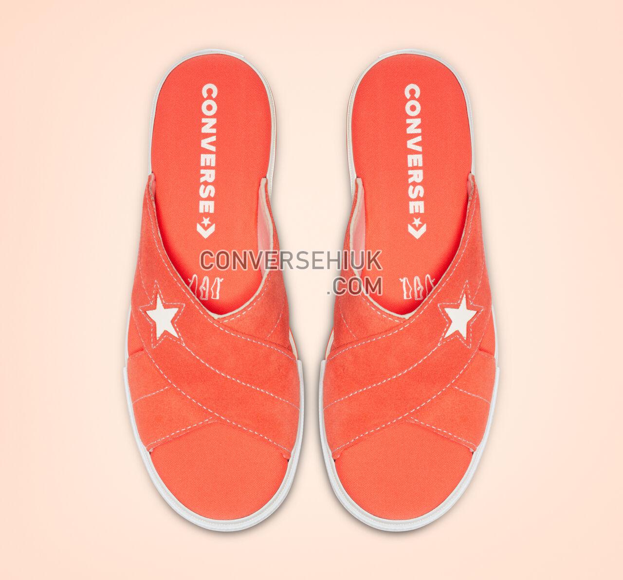 Converse One Star Sandalism Turf Orange/Egret/White 564146C Shoes