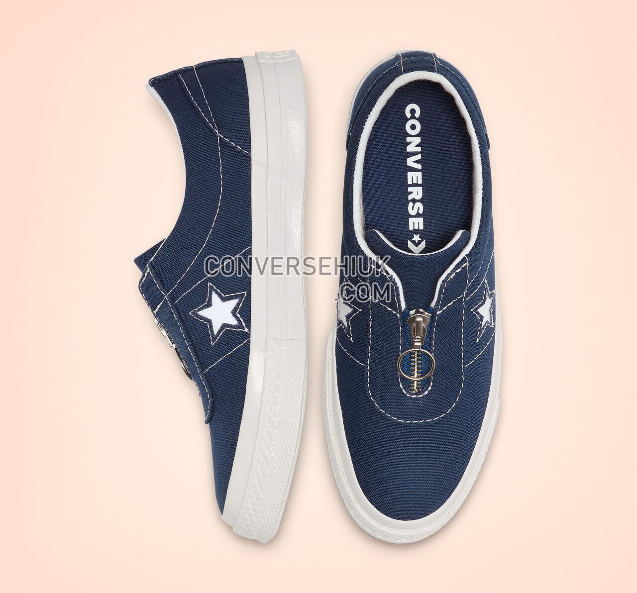 Converse One Star Sunbaked Slip Navy/White/White 564207C Shoes