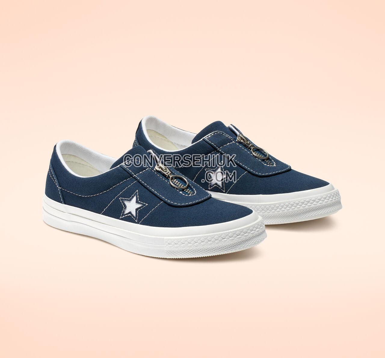 Converse One Star Sunbaked Slip Navy/White/White 564207C Shoes