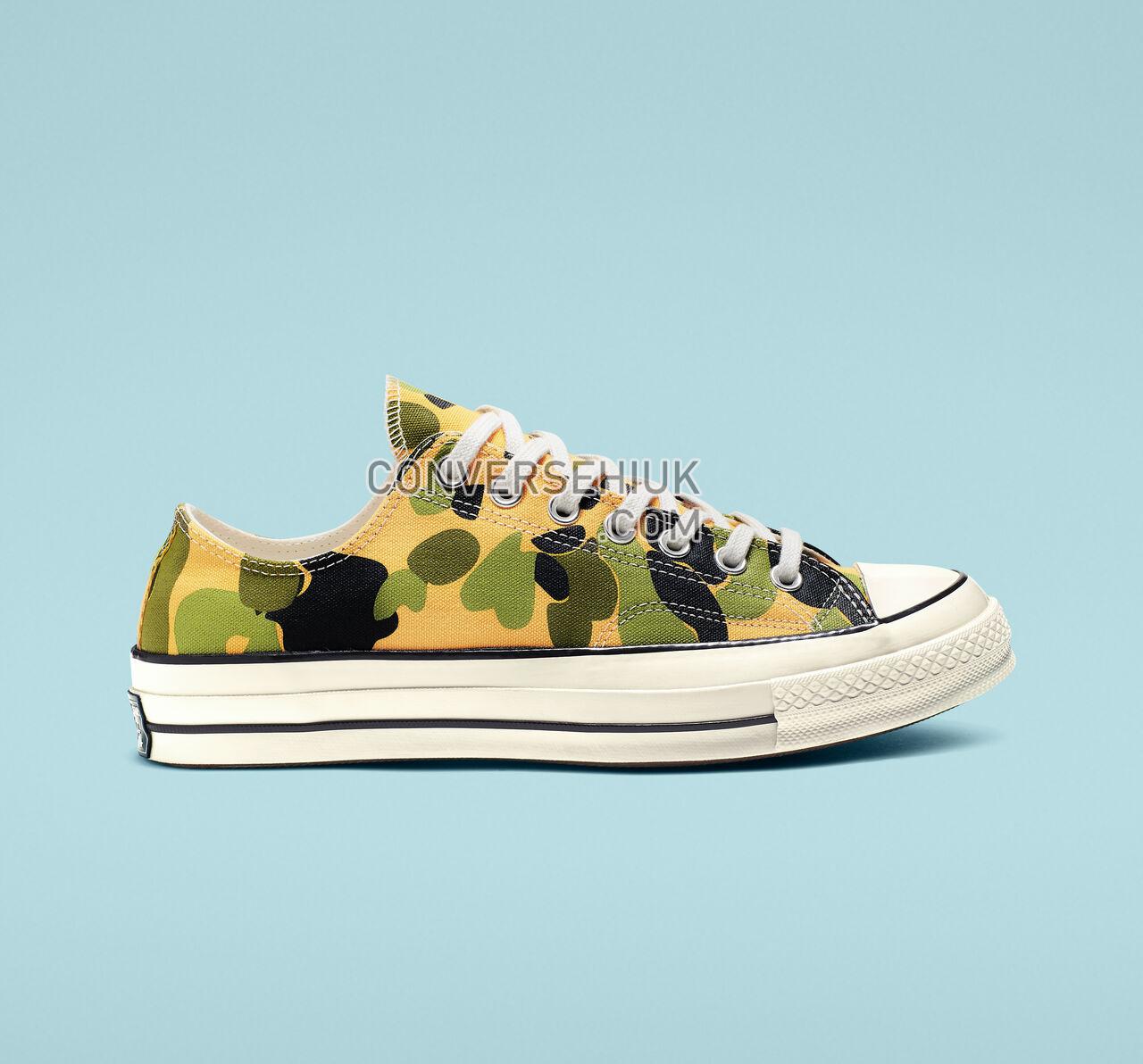 Converse Chuck 70 Archive Print Low Top University Gold/Black/Egret 164408C Shoes