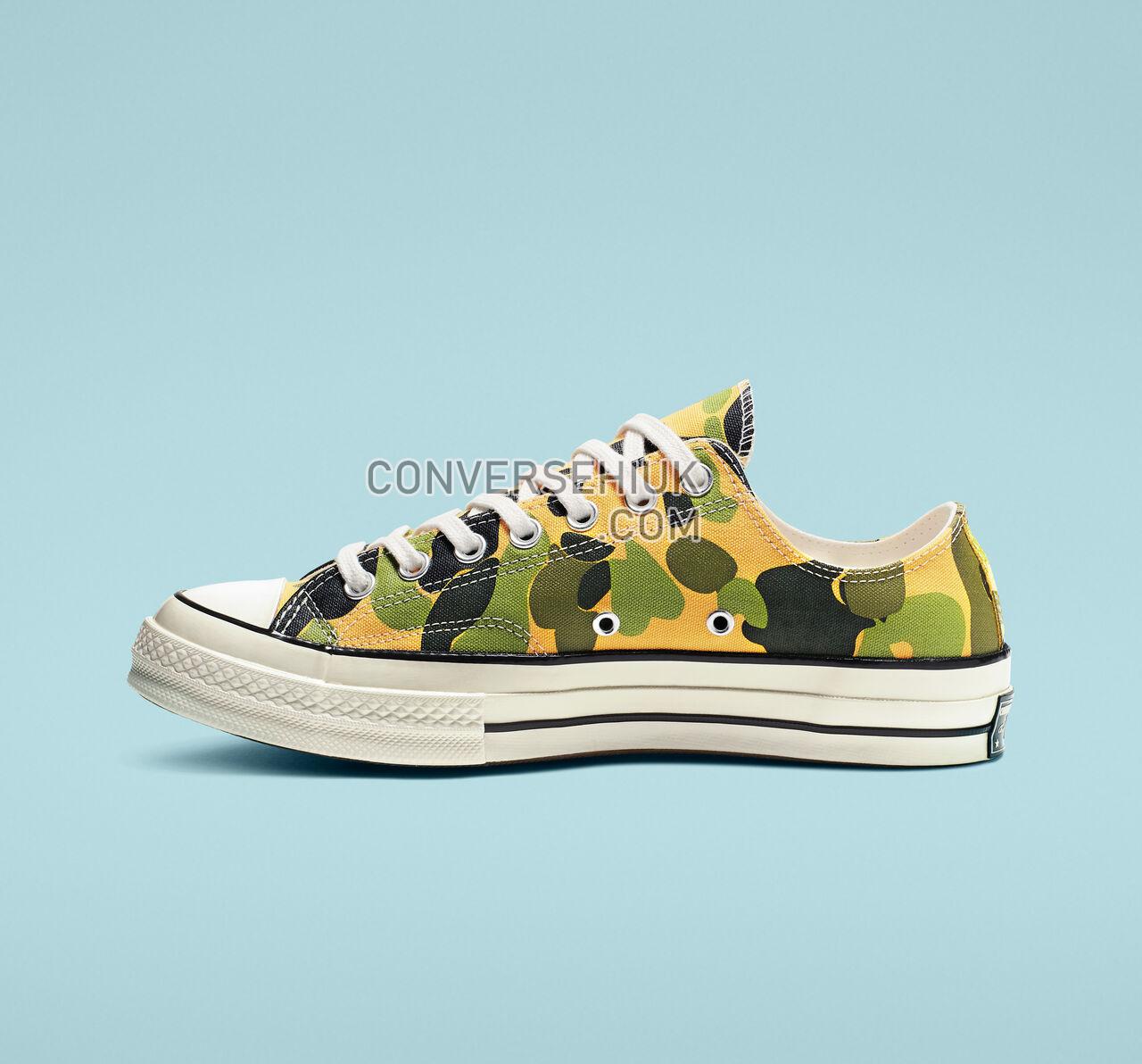 Converse Chuck 70 Archive Print Low Top University Gold/Black/Egret 164408C Shoes