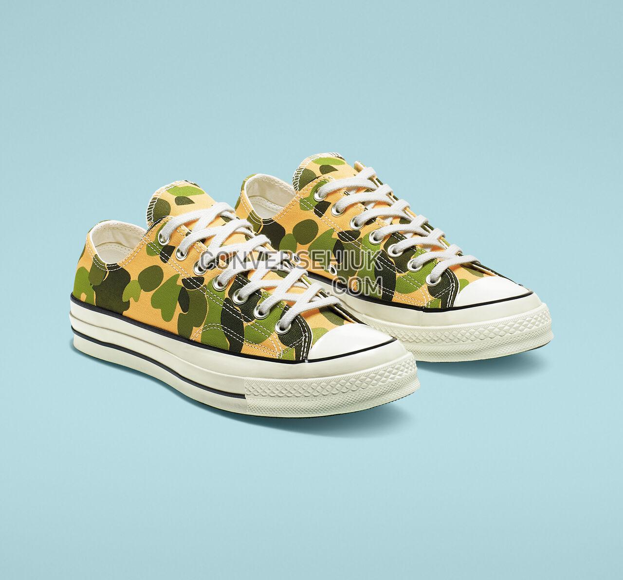 Converse Chuck 70 Archive Print Low Top University Gold/Black/Egret 164408C Shoes