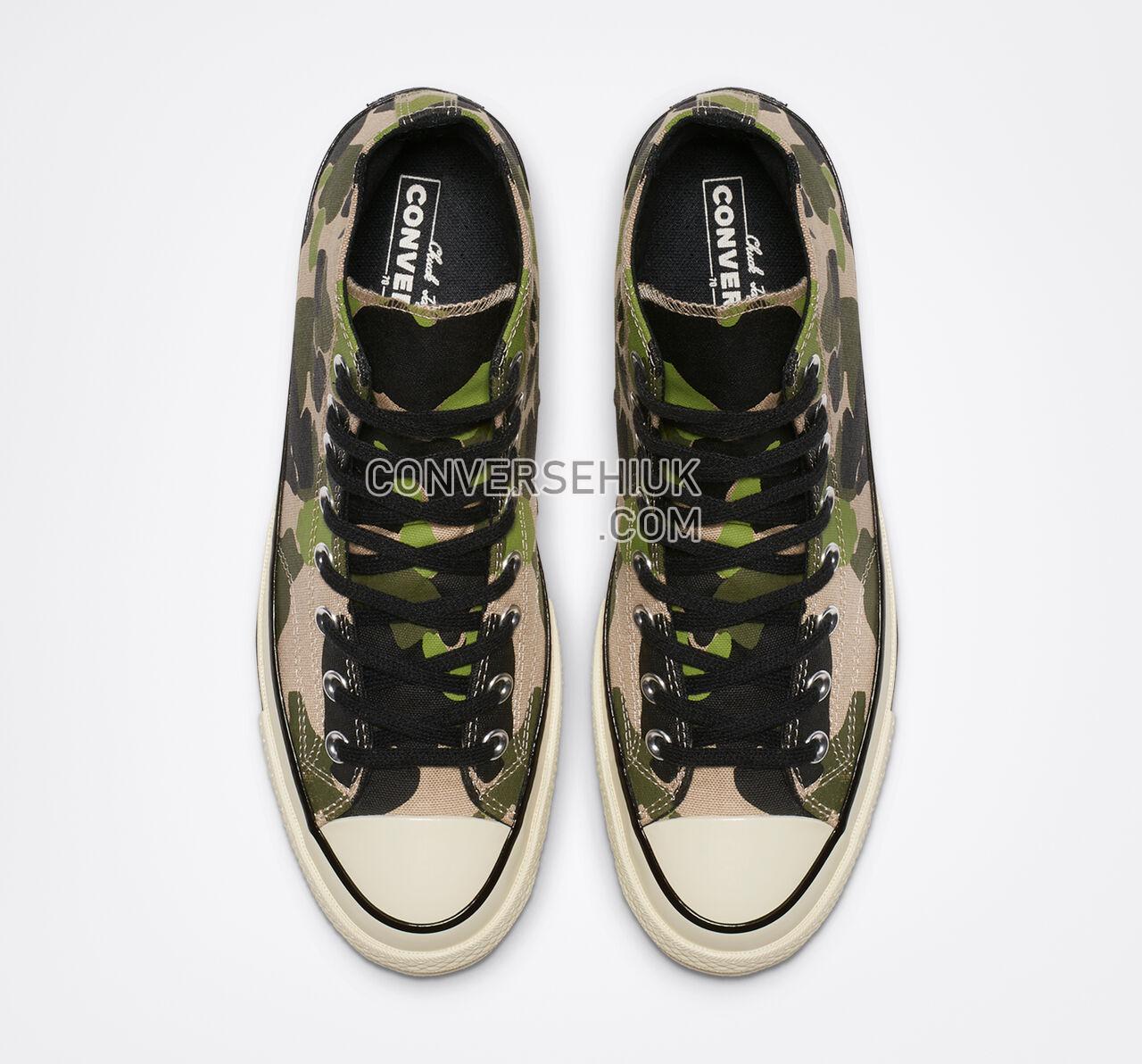 Converse Chuck 70 Archive Print High Top Candied Ginger/Piquant Green 163407C Shoes