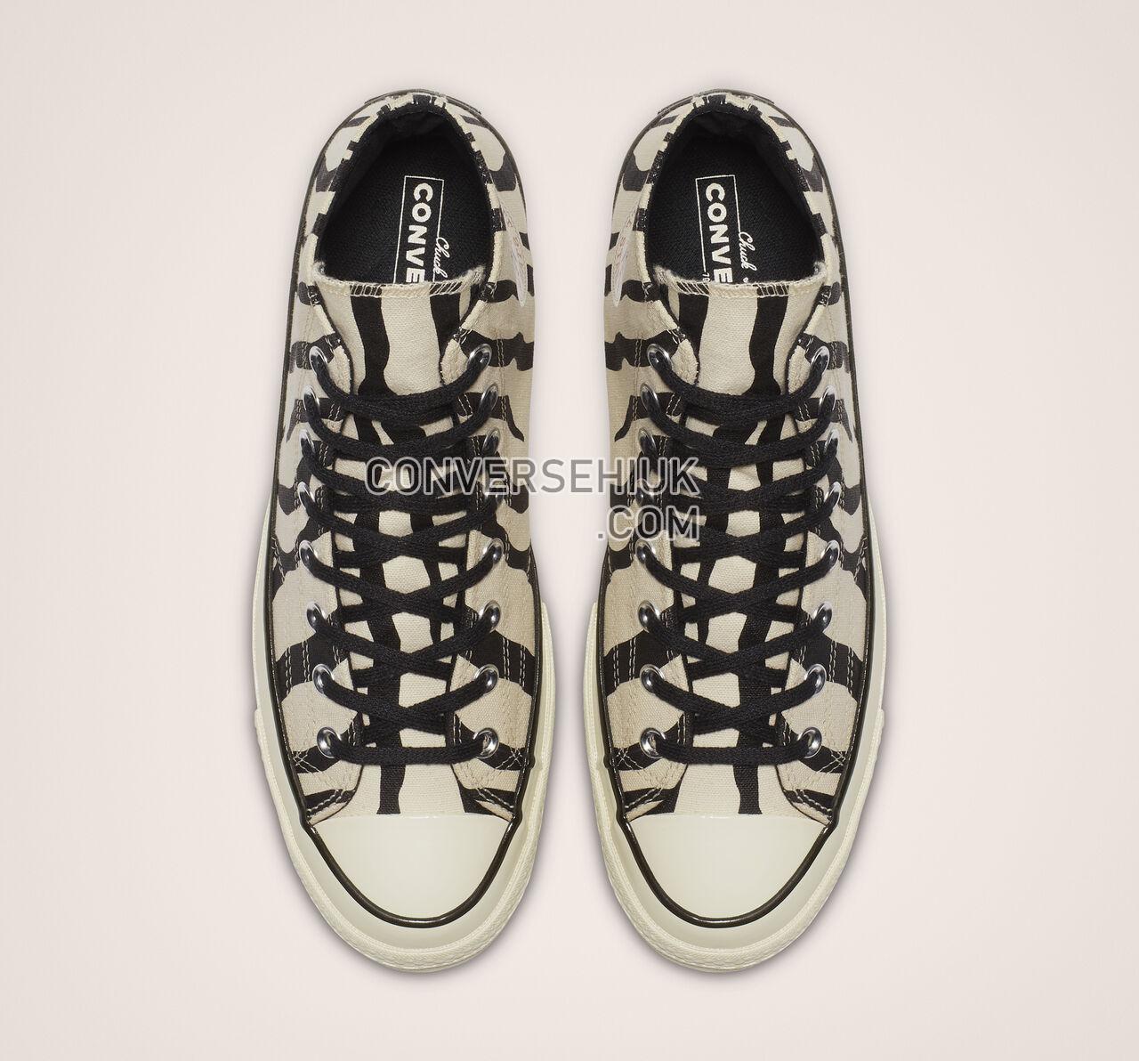 Converse Chuck 70 Archive Print High Top Greige/Black/Egret 163408C Shoes