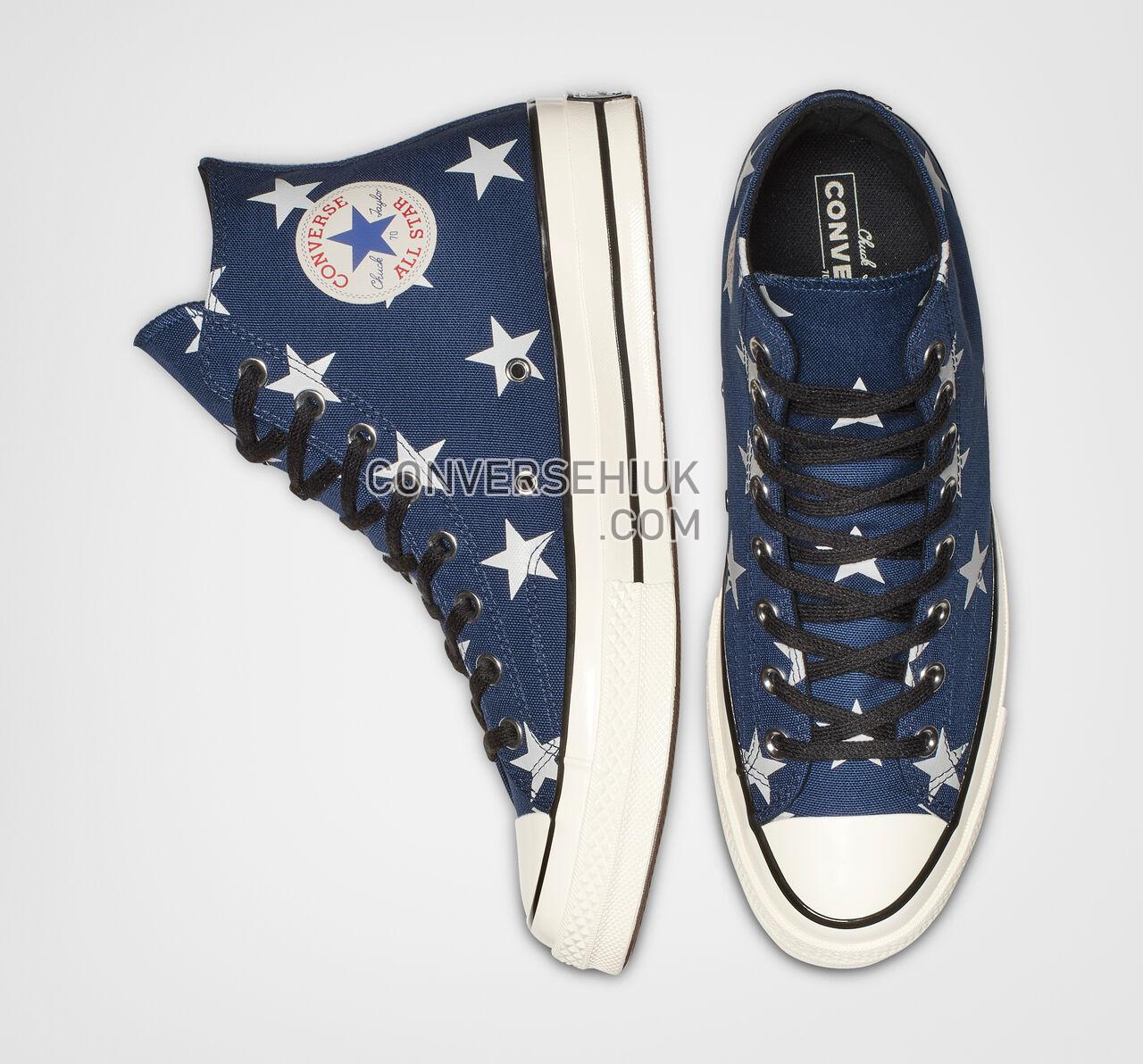 Converse Chuck 70 Archive Print High Top Navy/White/Egret 163409C Shoes