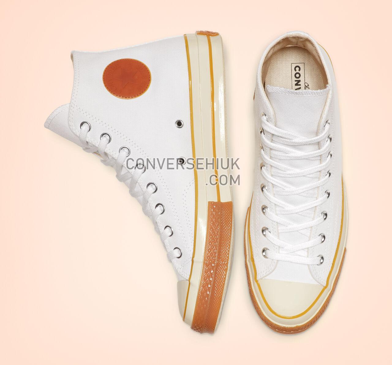 Converse Chuck 70 Pop Toe High Top White/Egret/Gum 165720C Shoes