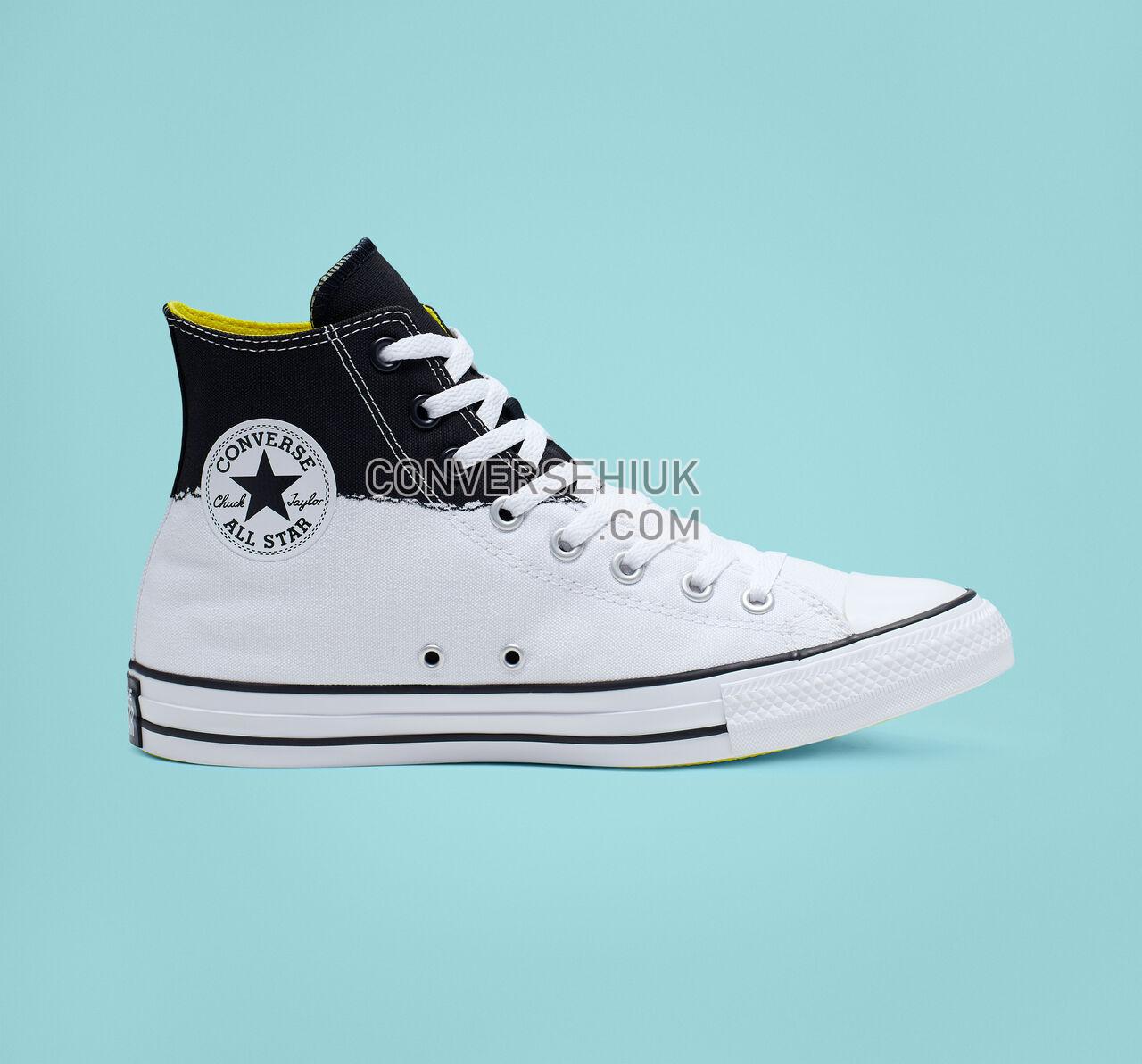 Converse Chuck Taylor All Star I Stand For High Top White/Black/Fresh Yellow 165709C Shoes