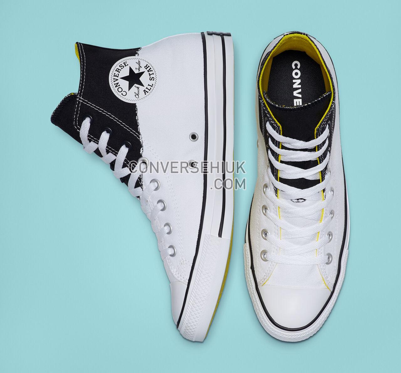 Converse Chuck Taylor All Star I Stand For High Top White/Black/Fresh Yellow 165709C Shoes