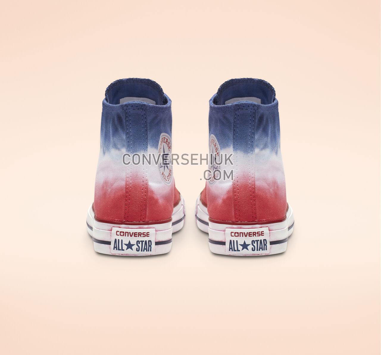 Converse Chuck Taylor All Star Dip Dye High Top Navy Red Dip Dyed/White 164523C Shoes