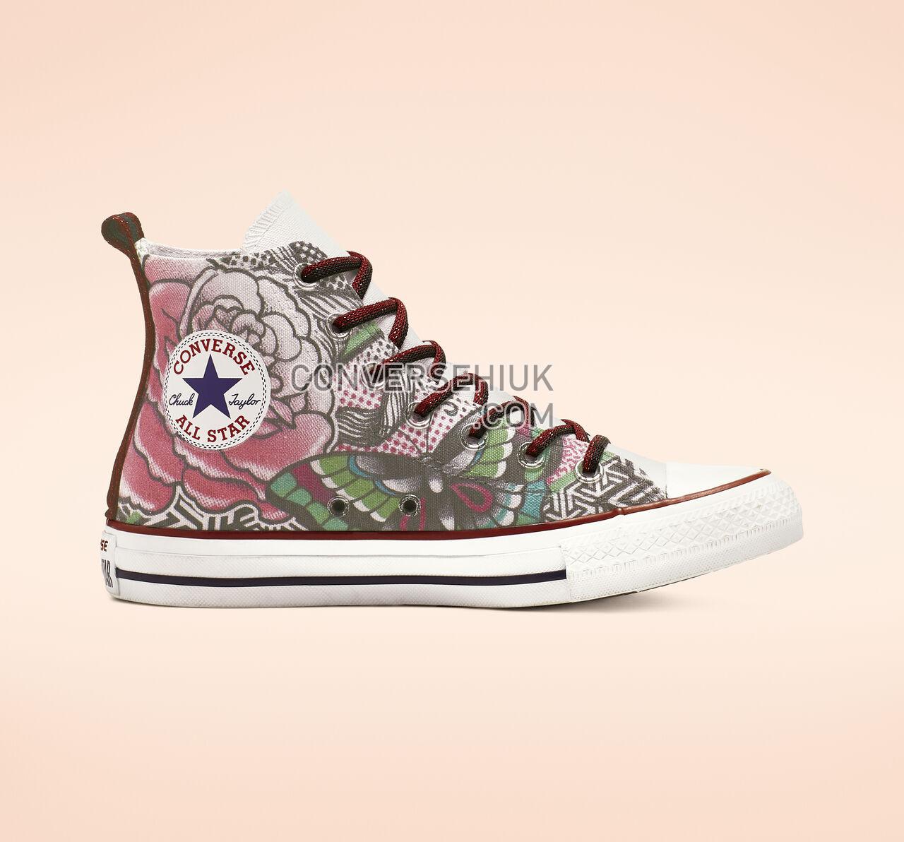 Converse Chuck Taylor All Star Rose Tattoo High Top Rose Tattoo/Optical White 164520C Shoes