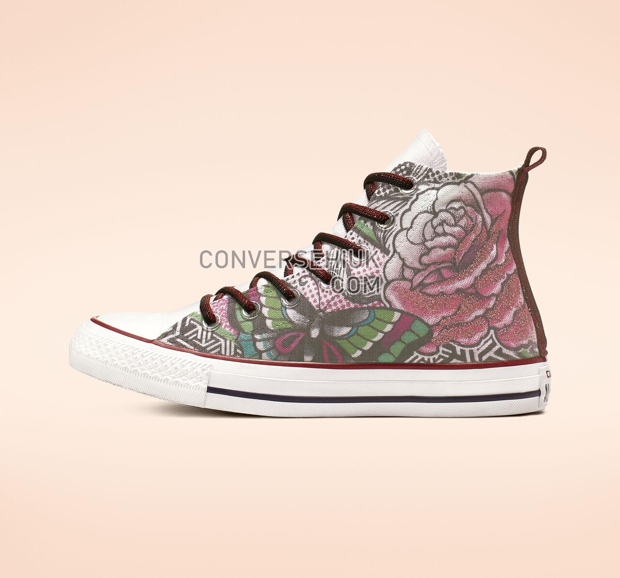 Converse Chuck Taylor All Star Rose Tattoo High Top Rose Tattoo/Optical White 164520C Shoes