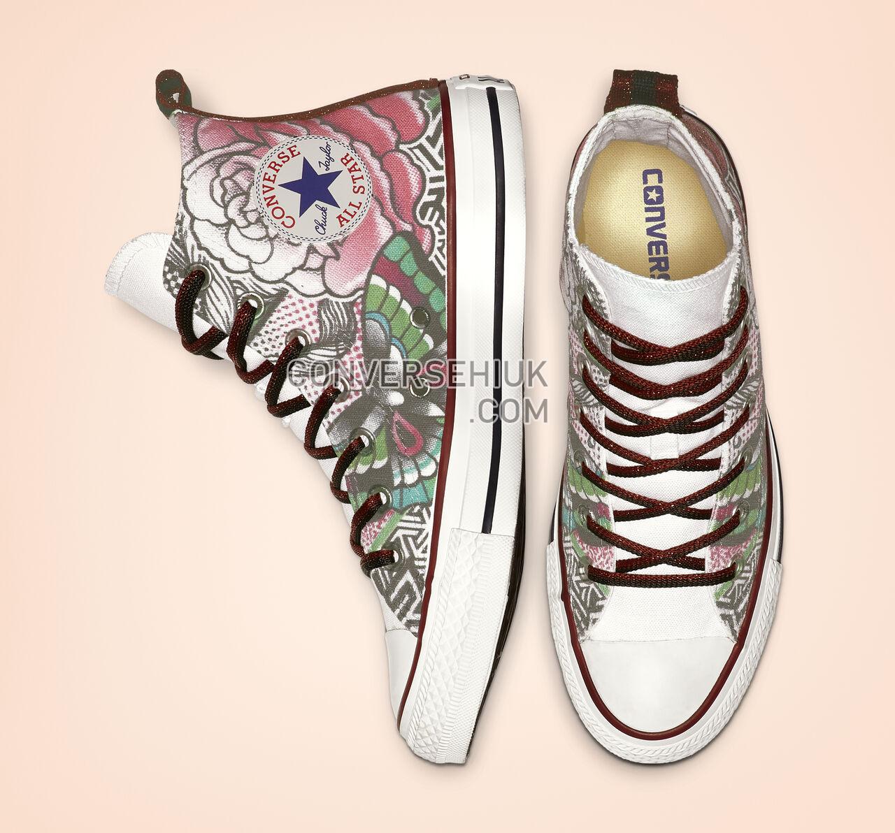 Converse Chuck Taylor All Star Rose Tattoo High Top Rose Tattoo/Optical White 164520C Shoes