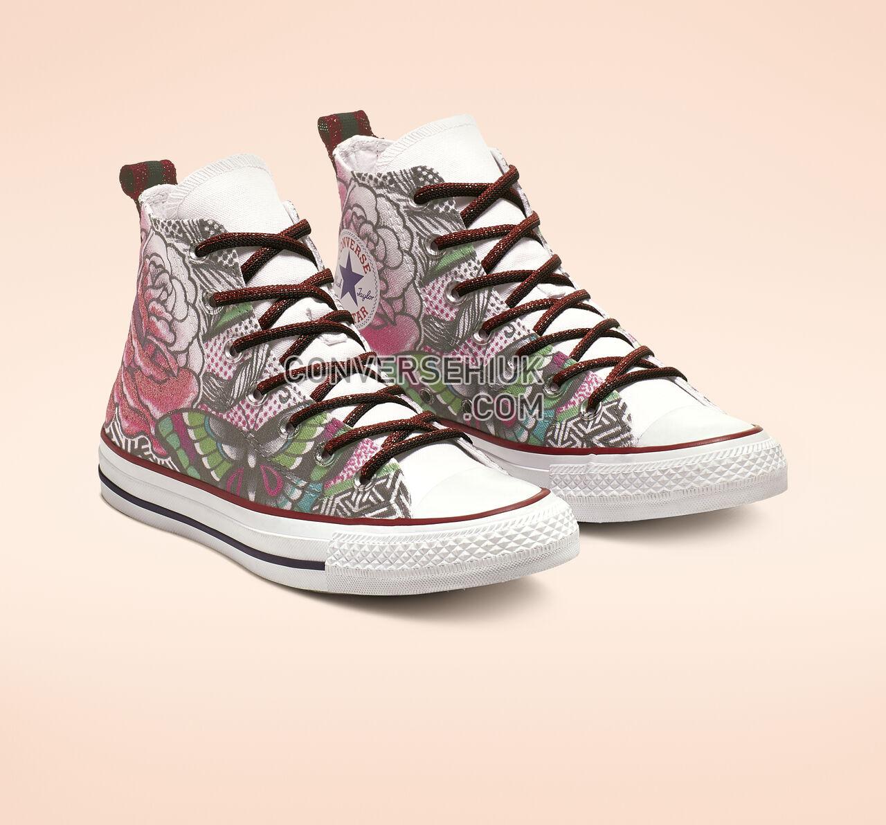 Converse Chuck Taylor All Star Rose Tattoo High Top Rose Tattoo/Optical White 164520C Shoes