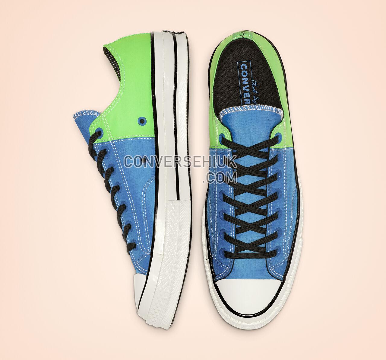 Converse Chuck 70 Get Tubed Low Top Totally Blue/Acid Green/White 164089C Shoes