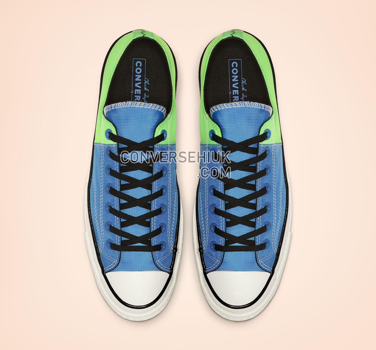 Converse Chuck 70 Get Tubed Low Top Totally Blue/Acid Green/White 164089C Shoes