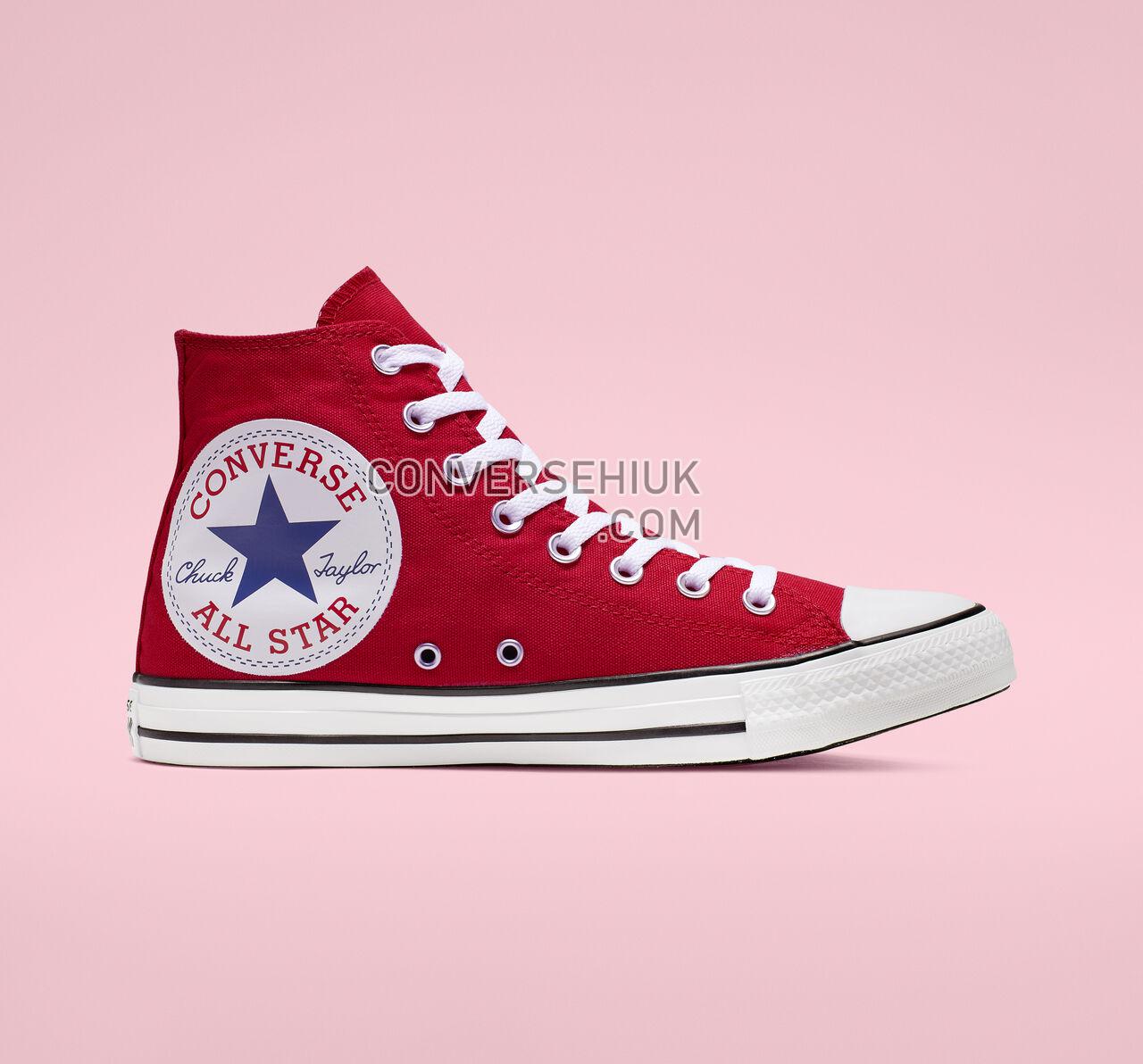 Converse Chuck Taylor All Star Oversized Logo High Top Enamel Red/White/Black 165695C Shoes