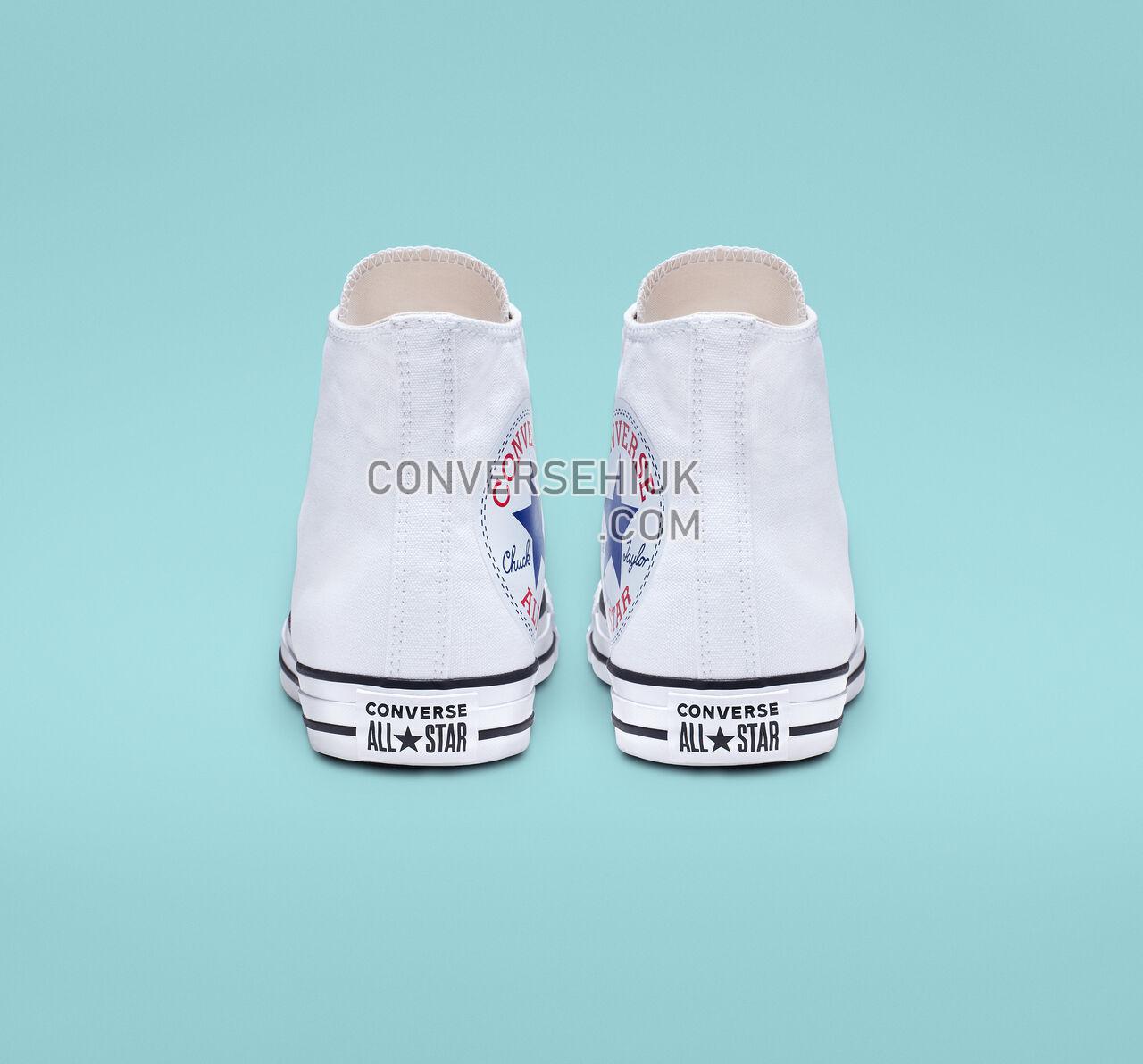 Converse Chuck Taylor All Star Oversized Logo High Top White/White/Black 165696C Shoes