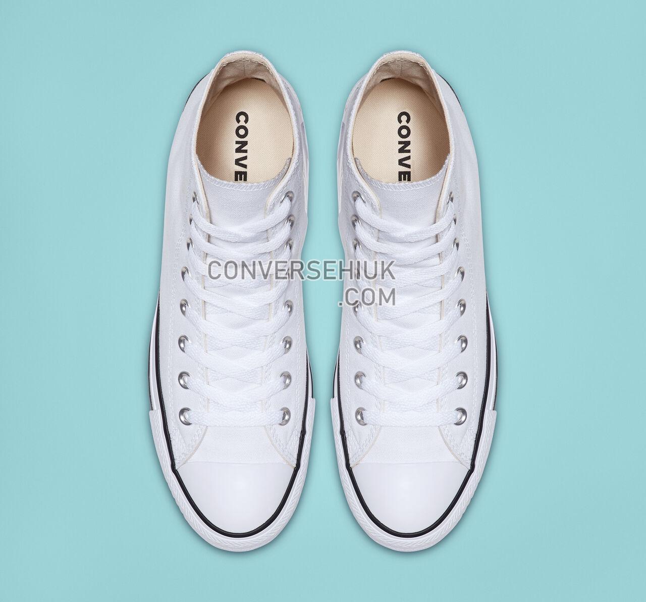 Converse Chuck Taylor All Star Oversized Logo High Top White/White/Black 165696C Shoes