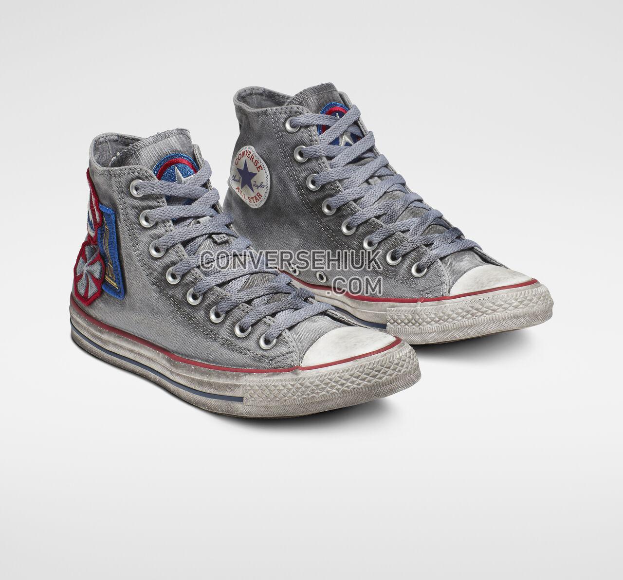 Converse Chuck Taylor All Star Patchwork Smoke High Top White/Patchwork Smoke In 162900C Shoes