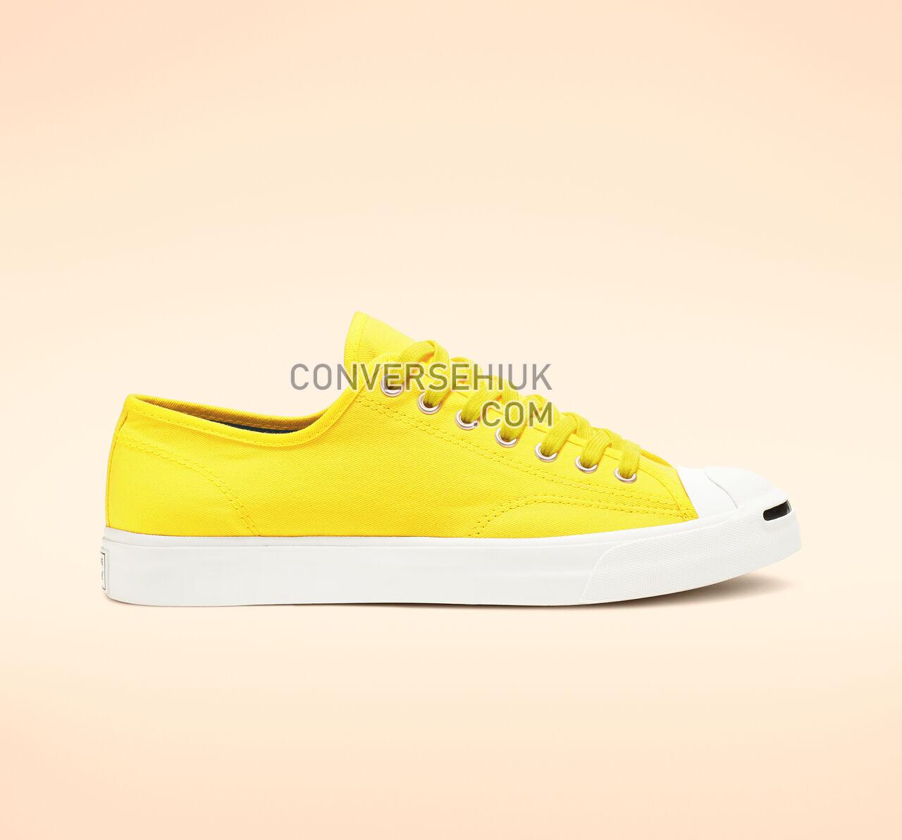 Converse Jack Purcell Play Bold Low Top Fresh Yellow/White/Black 164104C Shoes