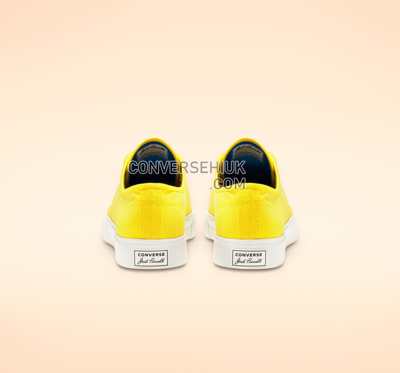 Converse Jack Purcell Play Bold Low Top Fresh Yellow/White/Black 164104C Shoes