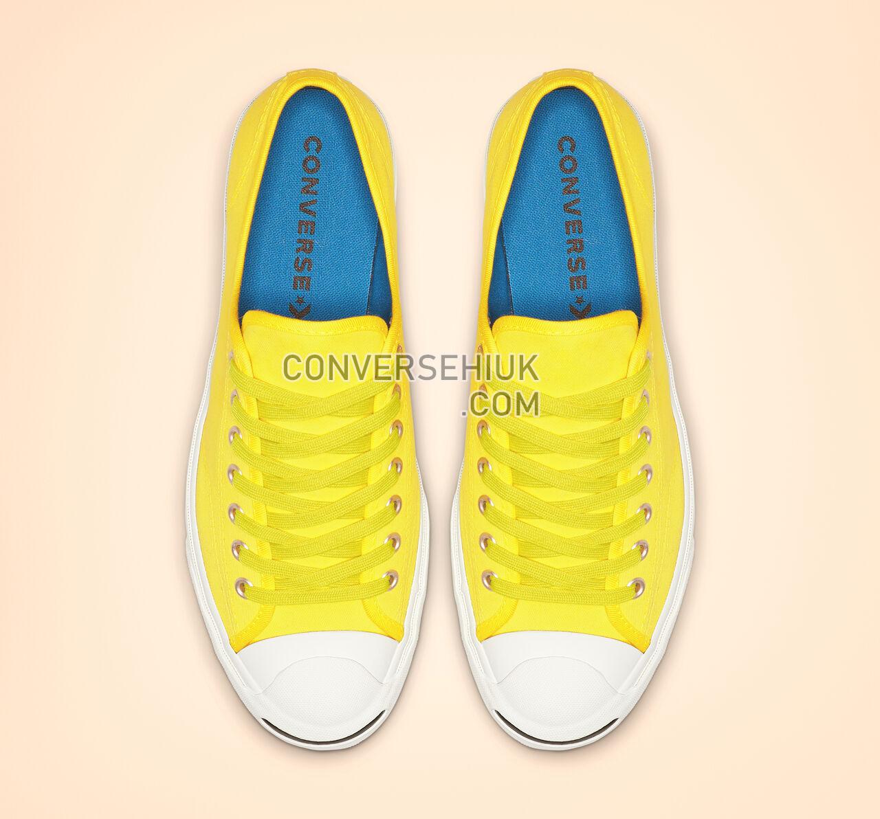 Converse Jack Purcell Play Bold Low Top Fresh Yellow/White/Black 164104C Shoes