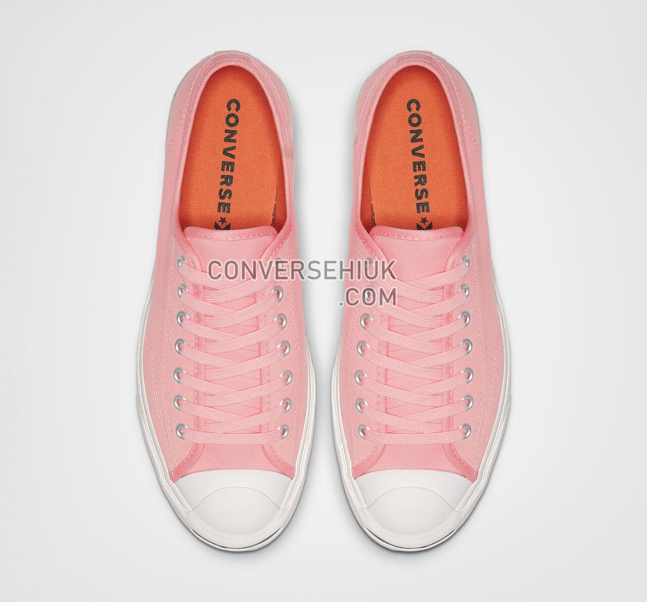 Converse Jack Purcell Play Bold Low Top Bleached Coral/White/Black 164108C Shoes