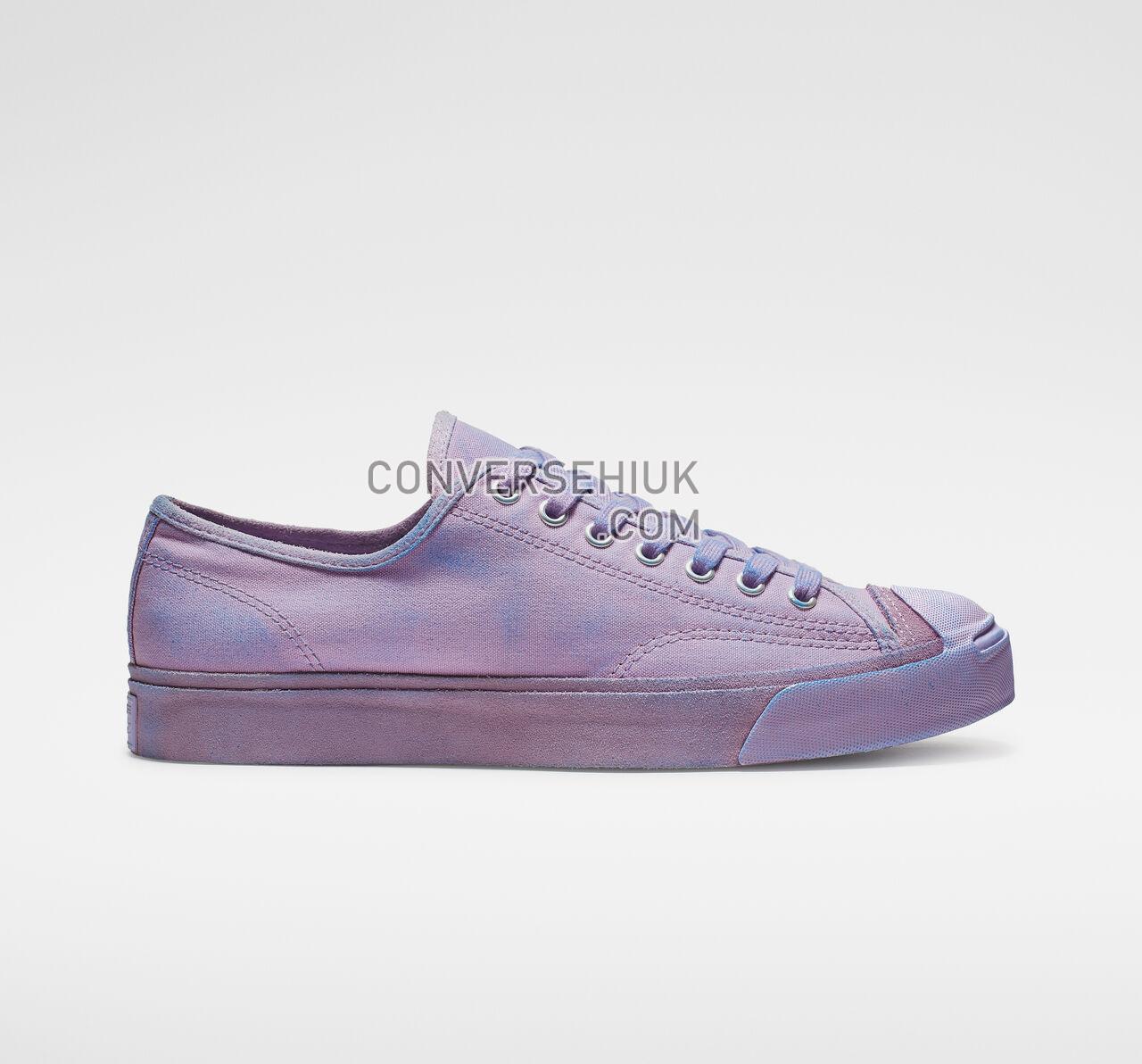 Converse Jack Purcell Burnished Suede Low Top Washed Lilac/Totally Blue 164101C Shoes