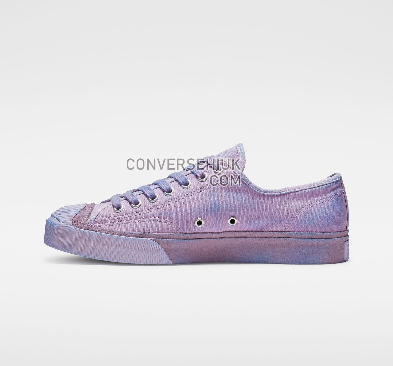 Converse Jack Purcell Burnished Suede Low Top Washed Lilac/Totally Blue 164101C Shoes