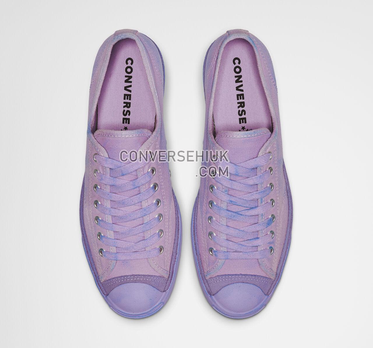 Converse Jack Purcell Burnished Suede Low Top Washed Lilac/Totally Blue 164101C Shoes