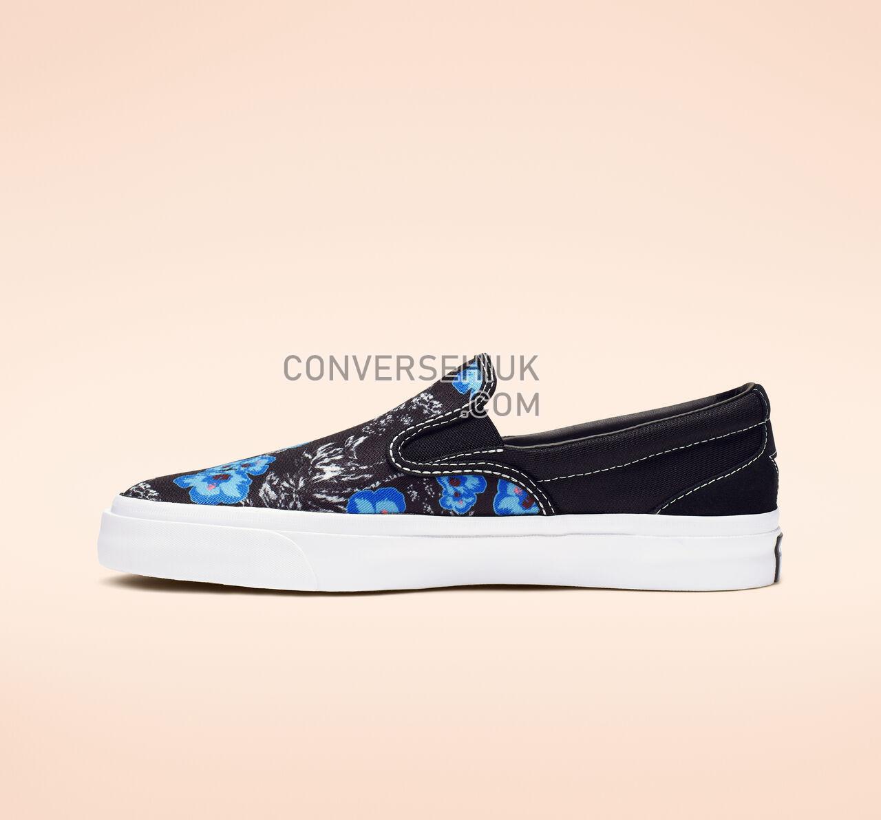 Converse One Star CC Paradise Floral Slip Black/Totally Blue/White 164228C Shoes