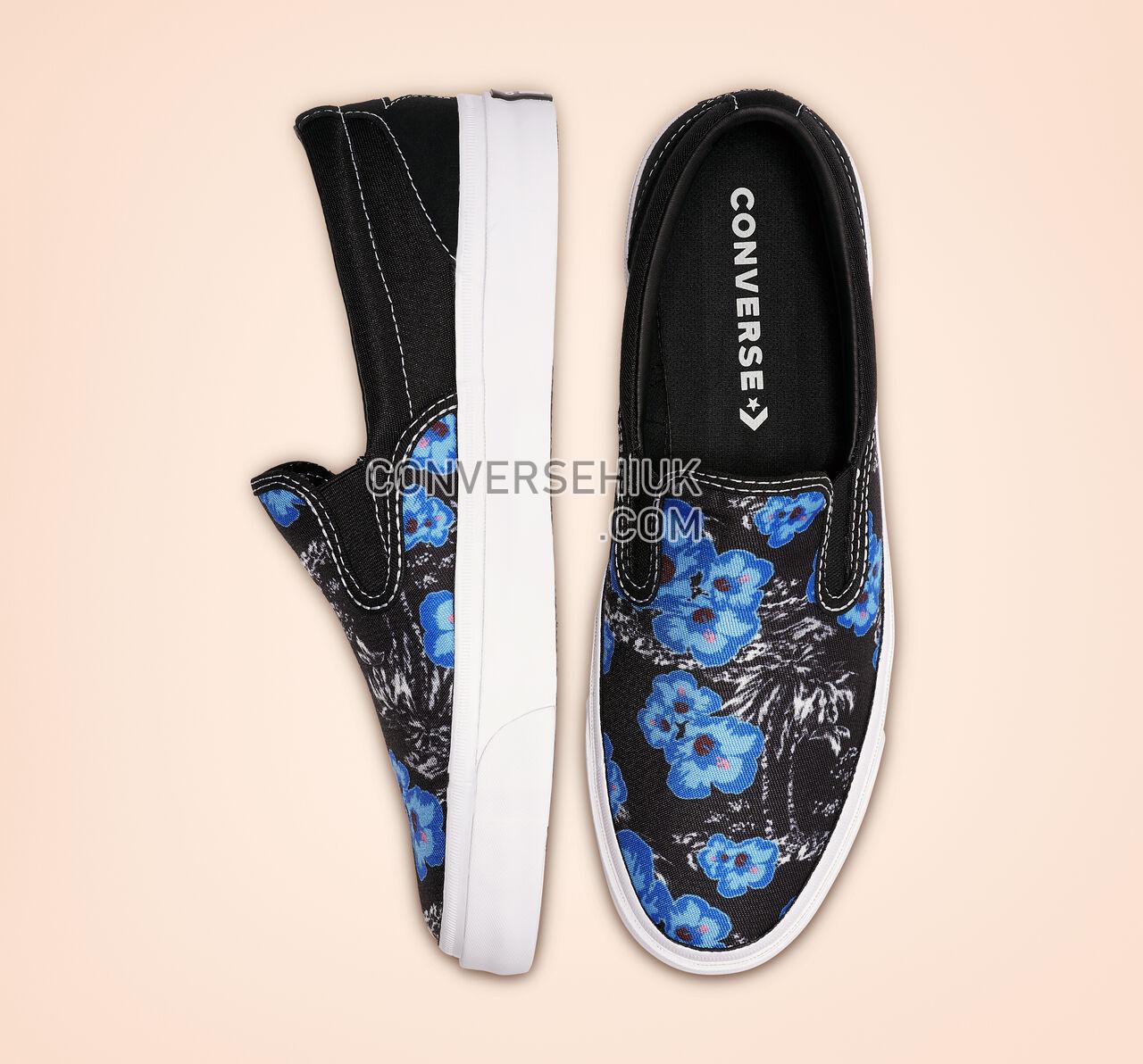 Converse One Star CC Paradise Floral Slip Black/Totally Blue/White 164228C Shoes