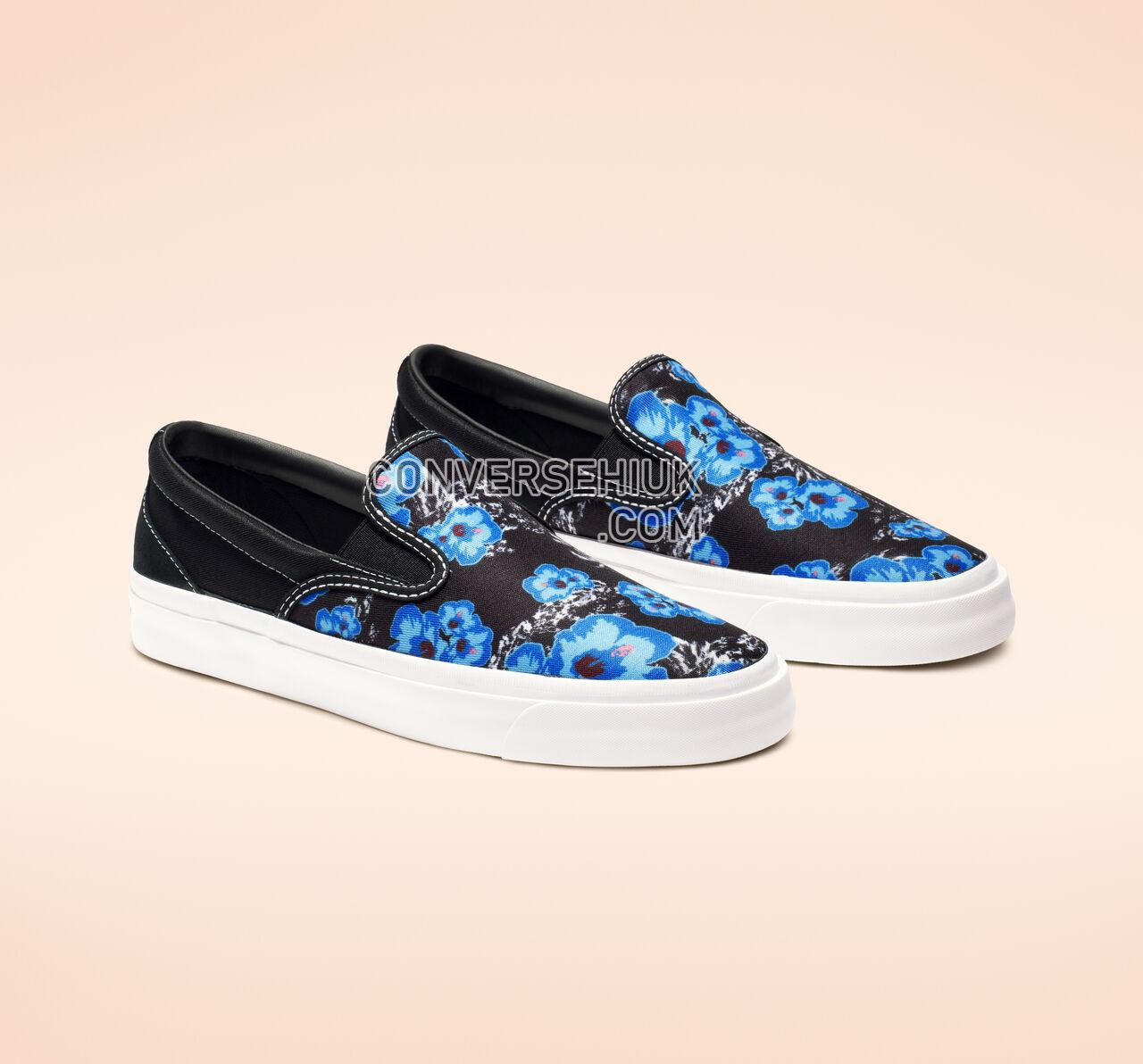 Converse One Star CC Paradise Floral Slip Black/Totally Blue/White 164228C Shoes