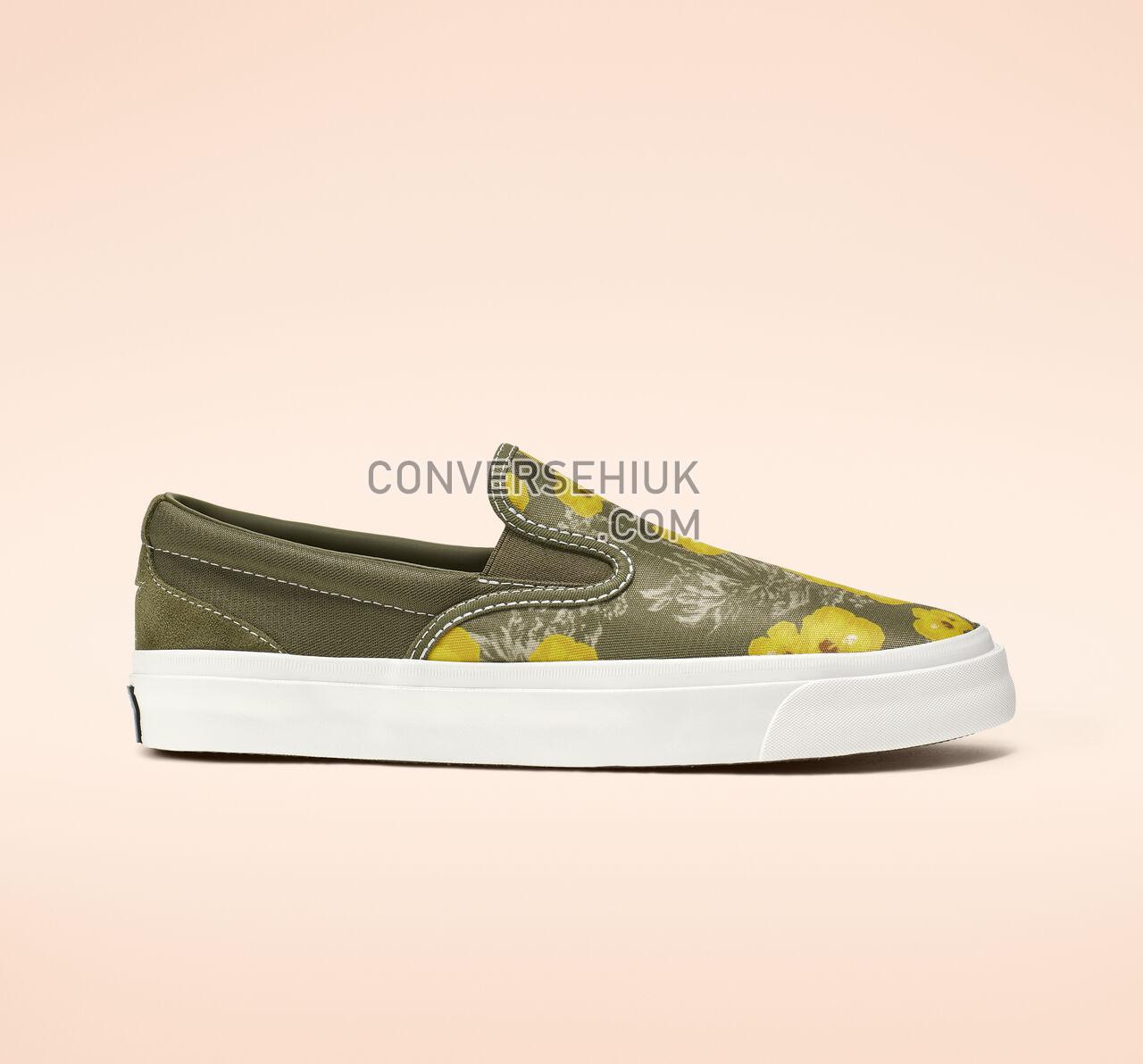 Converse One Star CC Paradise Floral Slip Field Surplus/Bold Citron 164229C Shoes