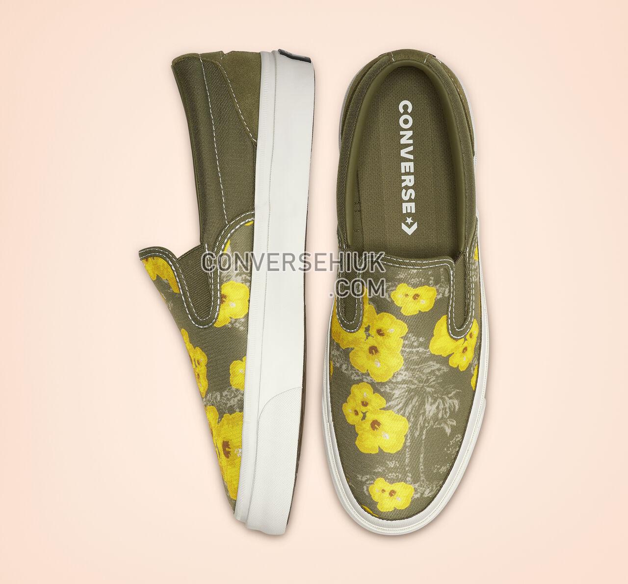 Converse One Star CC Paradise Floral Slip Field Surplus/Bold Citron 164229C Shoes