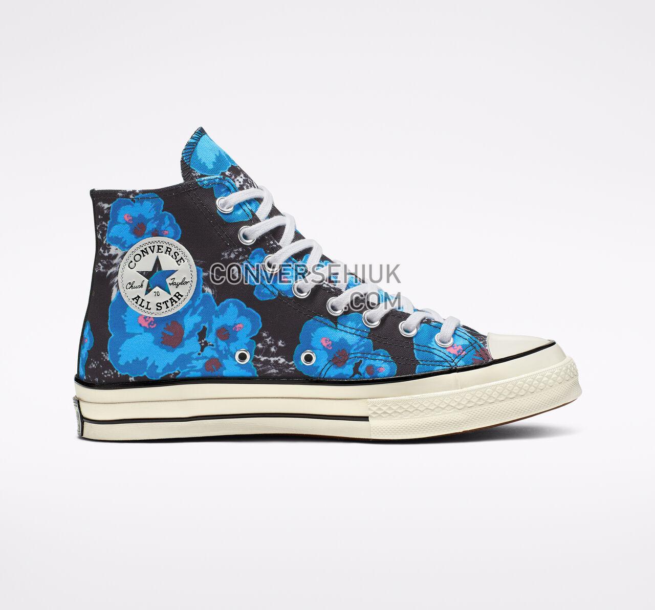 Converse Chuck 70 Paradise Floral High Top Black/Gnarly Blue/Racer Pink 164077C Shoes