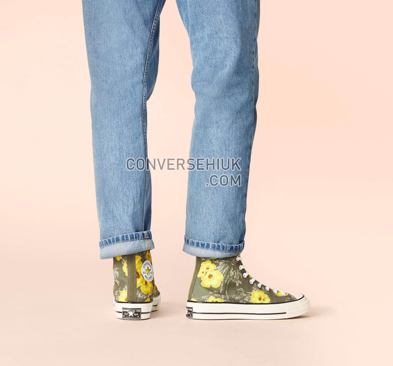 Converse Chuck 70 Paradise Floral High Top Field Surplus/Fresh Yellow 164076C Shoes