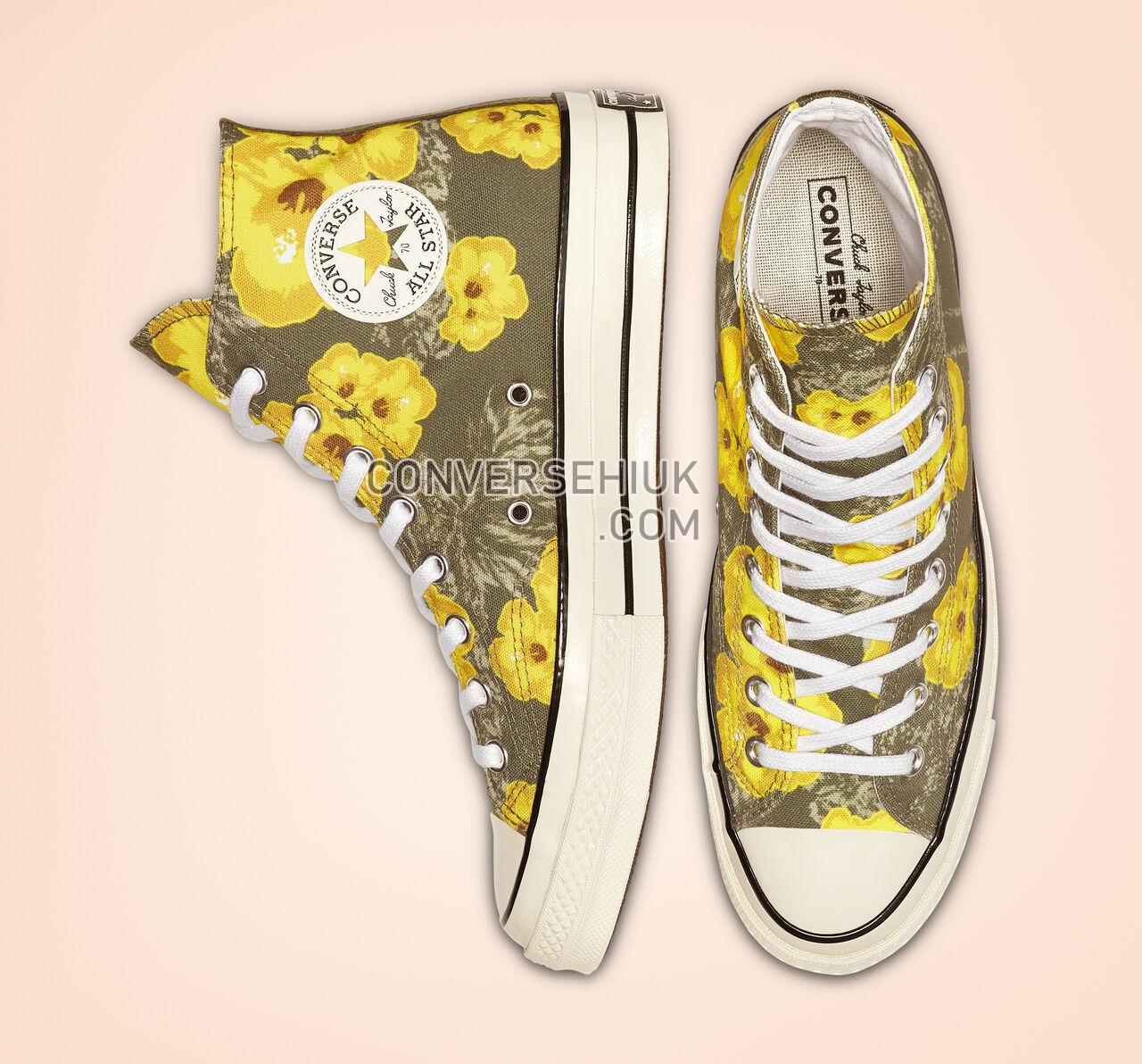 Converse Chuck 70 Paradise Floral High Top Field Surplus/Fresh Yellow 164076C Shoes