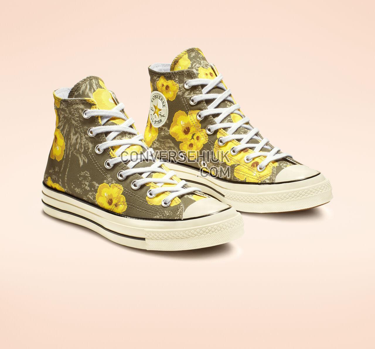 Converse Chuck 70 Paradise Floral High Top Field Surplus/Fresh Yellow 164076C Shoes