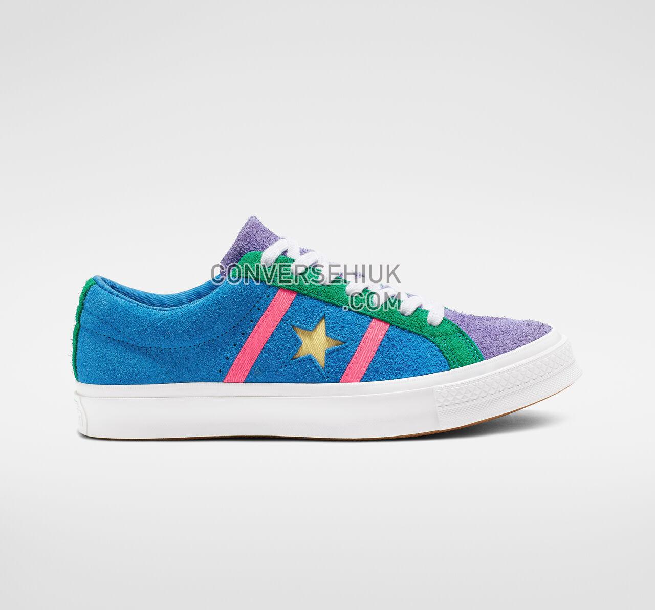 Converse One Star Academy Totally Blue/Racer Pink/White 164392C Shoes