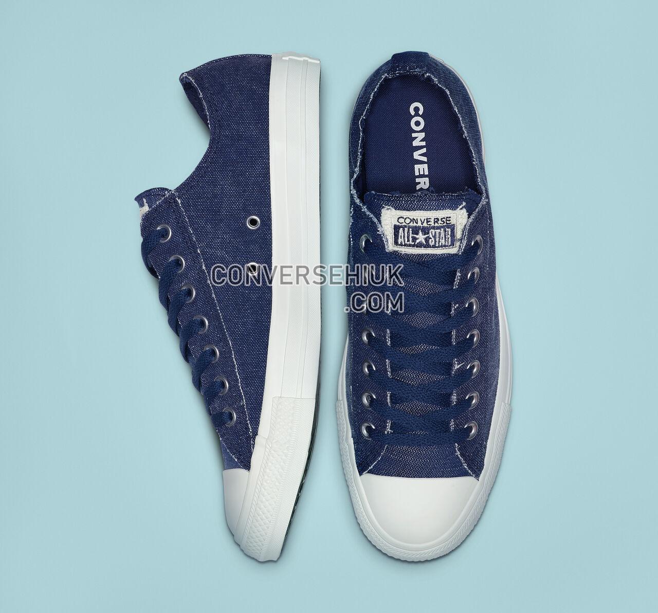 Converse Chuck Taylor All Star Washed Out Low Top Navy/Egret/Egret 164099F Shoes