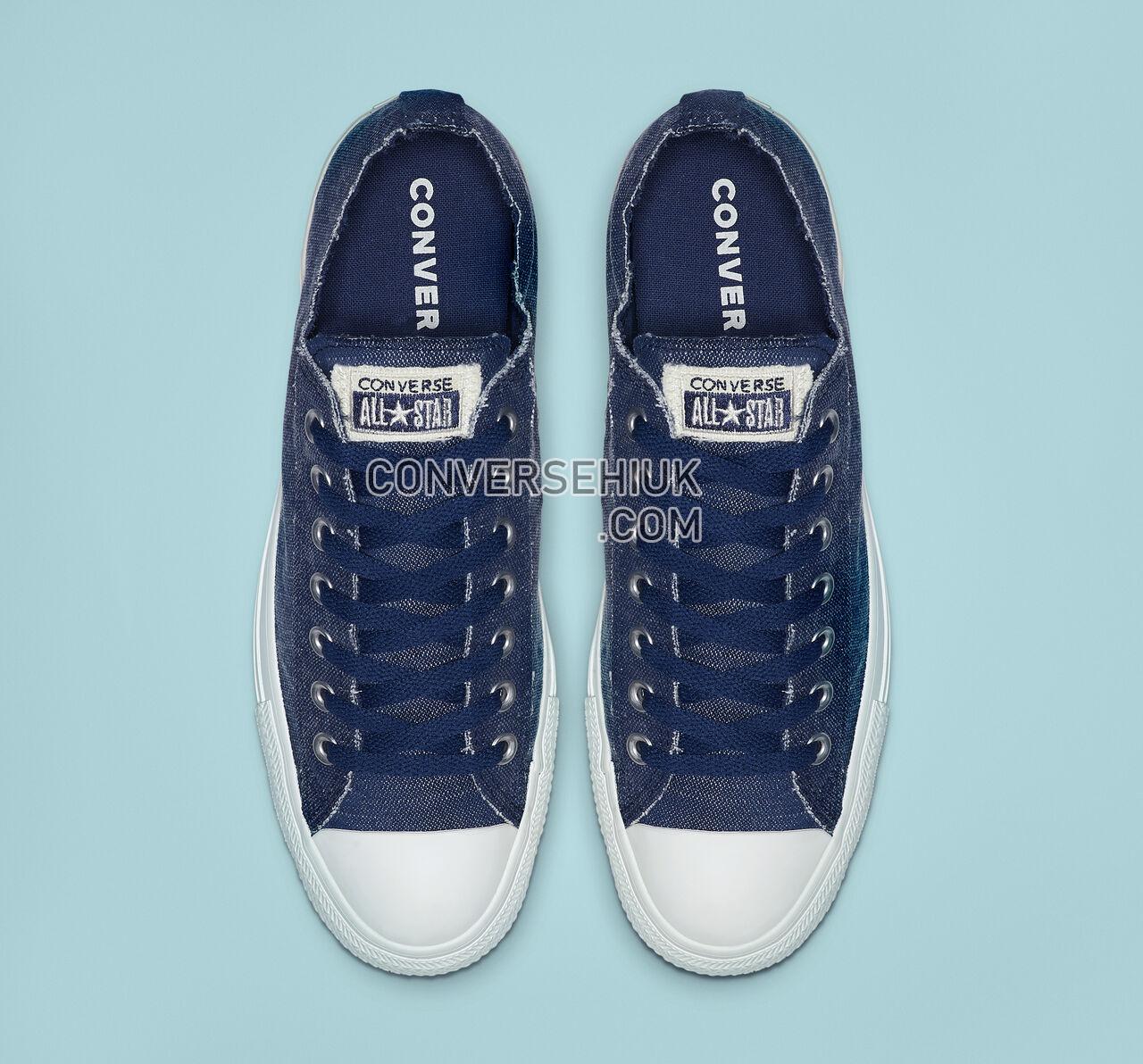 Converse Chuck Taylor All Star Washed Out Low Top Navy/Egret/Egret 164099F Shoes