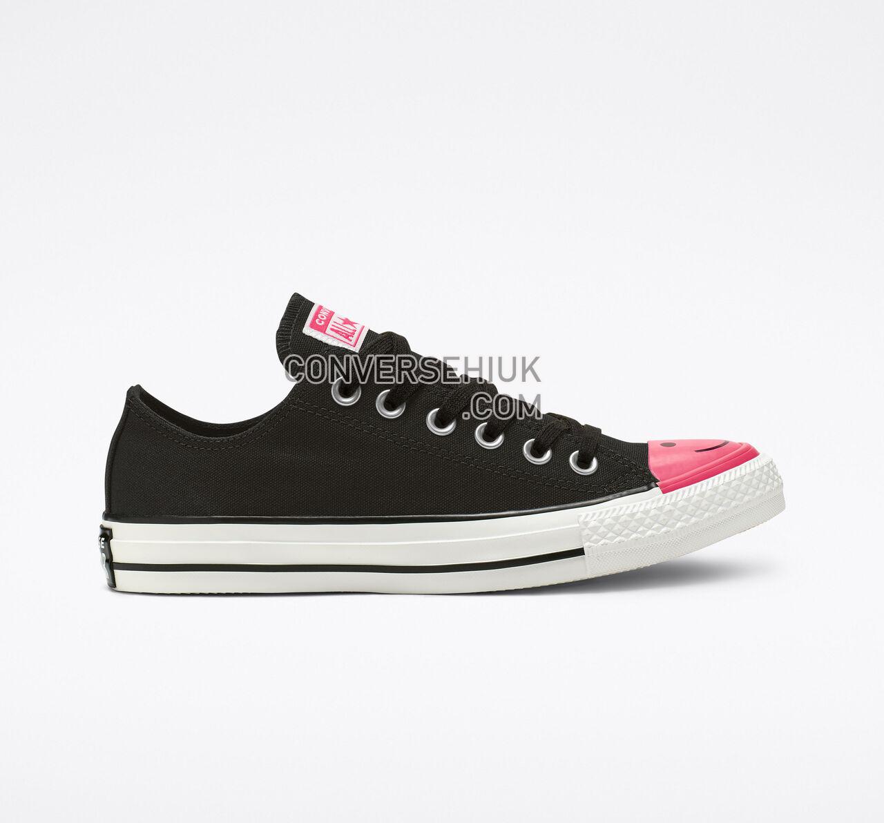 Converse Chuck Taylor All Star Carnival Colorblock Low Top Black/Racer Pink/White 164425C Shoes