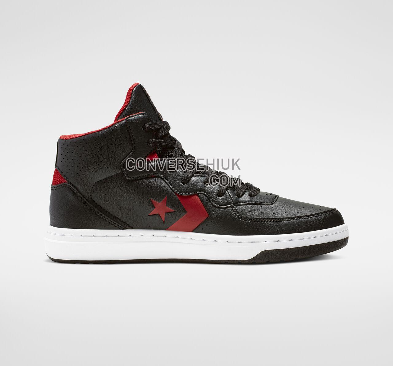 Converse Rival Mid Black/Enamel Red/White 164889C Shoes