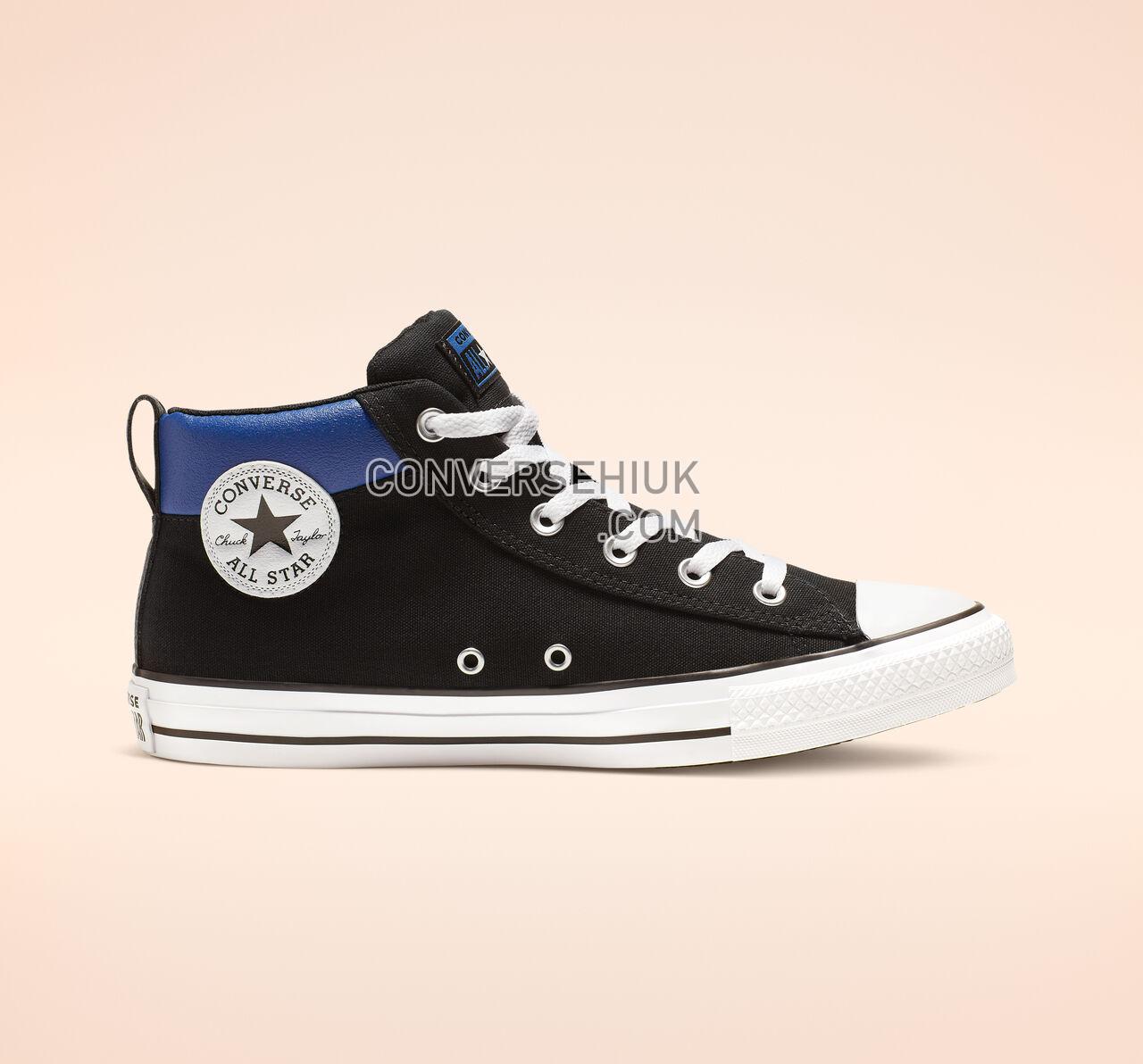 Converse Chuck Taylor All Star Street Mid Black/White/Blue 164887F Shoes