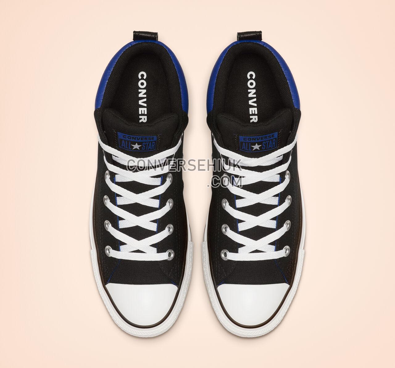 Converse Chuck Taylor All Star Street Mid Black/White/Blue 164887F Shoes