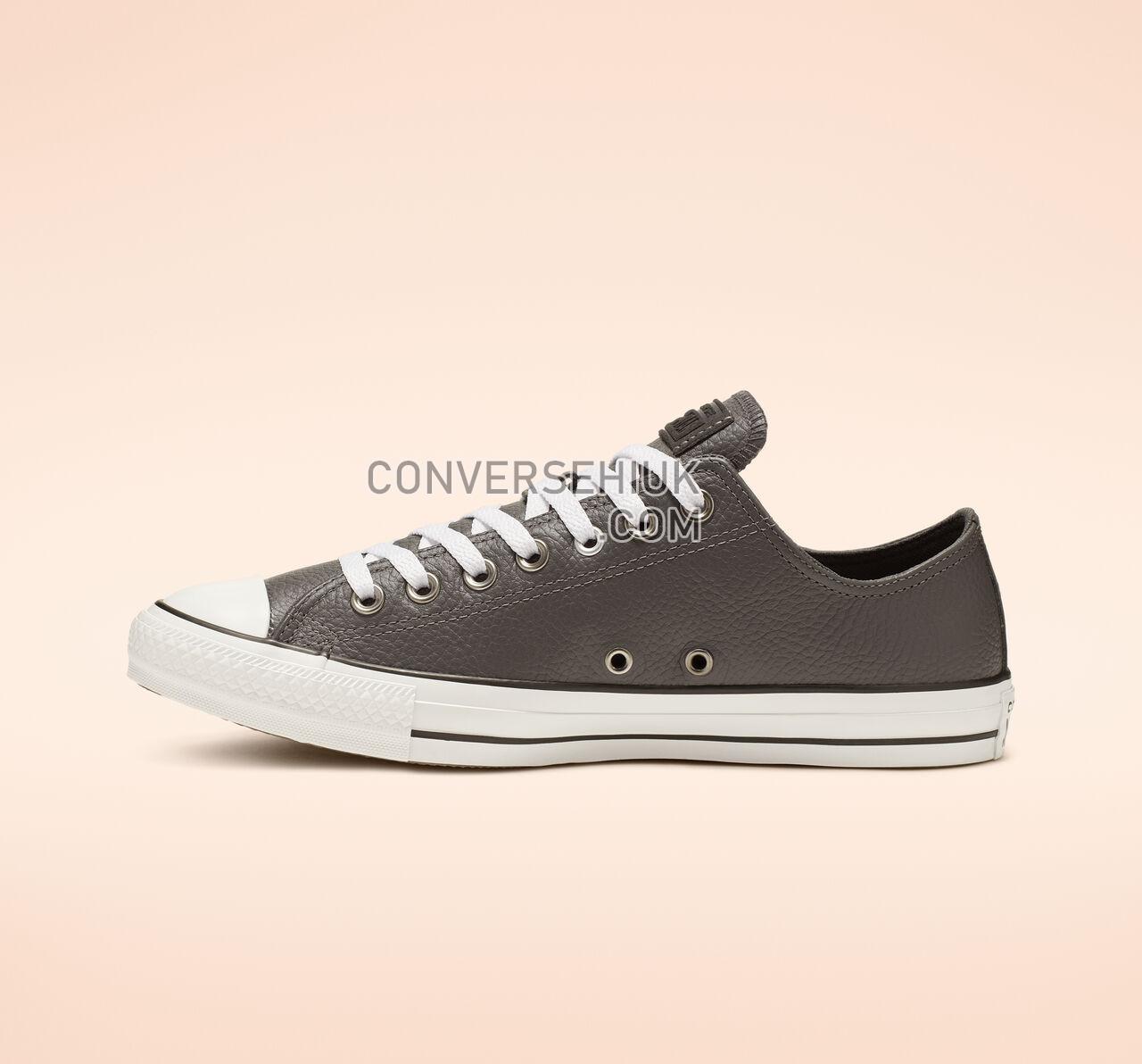 Converse Leather Chuck Taylor All Star Carbon Grey/White/Black 165193C Shoes