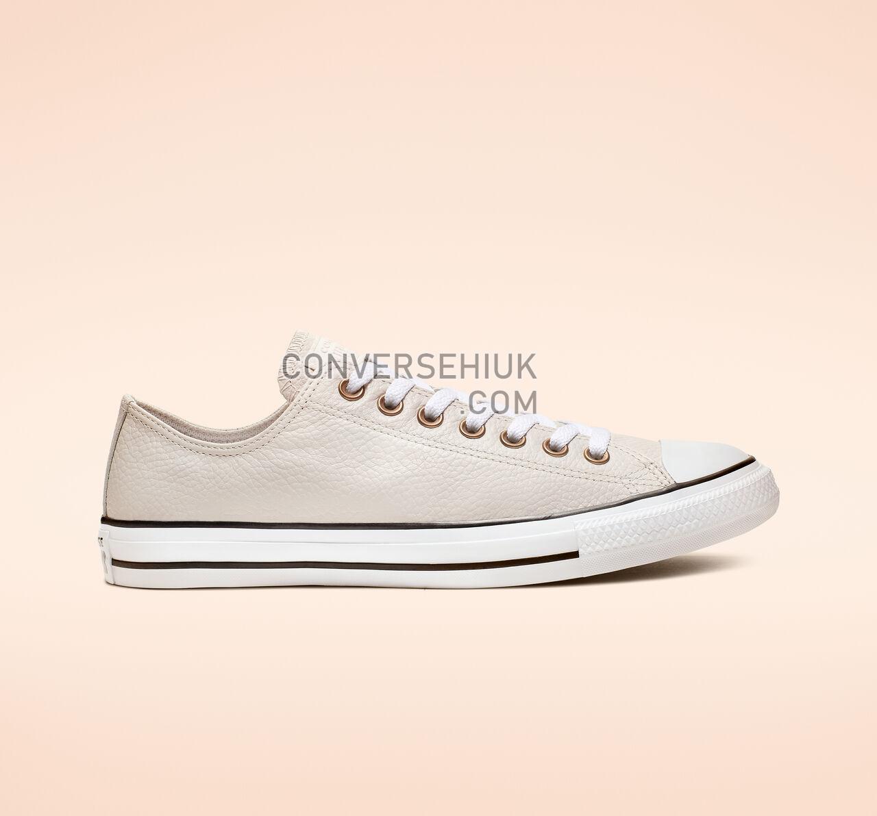 Converse Leather Chuck Taylor All Star Pale Putty/White/Black 165194C Shoes