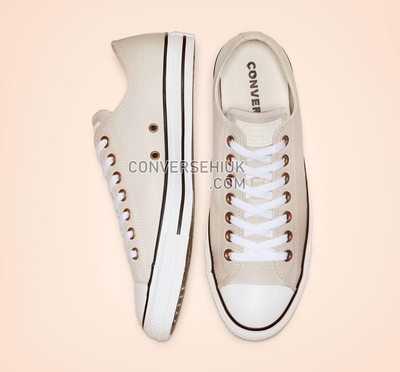 Converse Leather Chuck Taylor All Star Pale Putty/White/Black 165194C Shoes